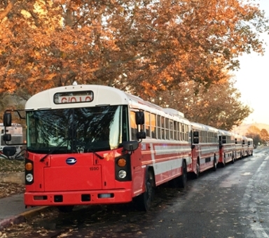 Event shuttles in Fall