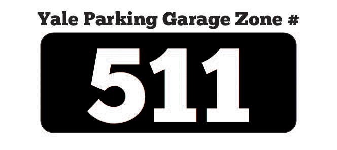 Yale Parking Garage Zone #511