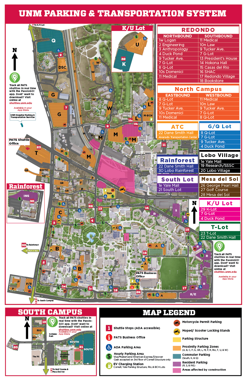 Parking & Transportation Systems Map :: Parking & Transportation 